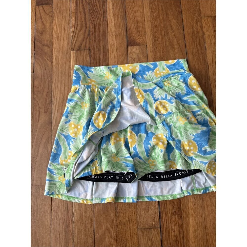 Bella Bella Sports Women's Pickleball Tennis Golf Skort Skirt Palms Size S - Picture 3 of 6